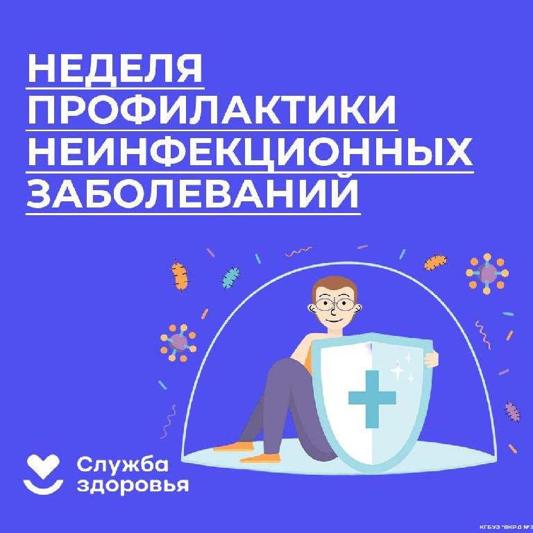 С 15 – 21 января в России проходит Неделя профилактики неинфекционных заболеваний 
