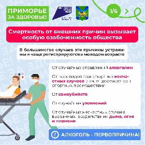 С 1 по 7 июля в Приморье проводится Неделя, направленная на снижение смертности от внешних причин